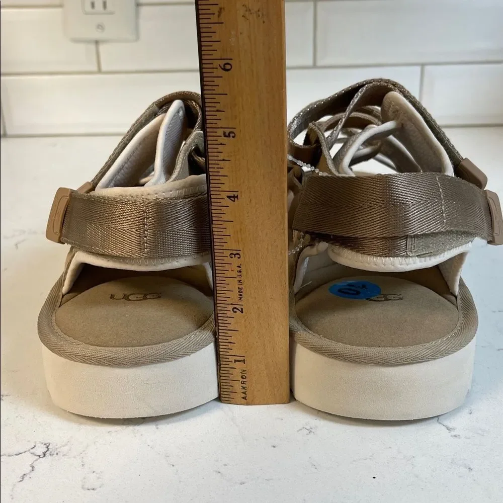 UGG Goldencoast Multis-trap Sandal 'Sand' Tan Sandals Mens 10 1153095